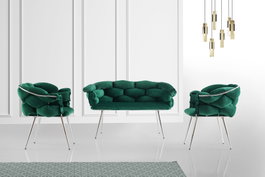 Hanah Home Conjunto de Sofás BC-2119 Verde